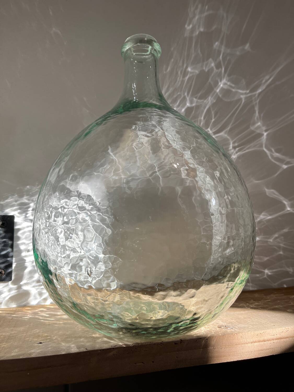 Transparent 5L demijohn
