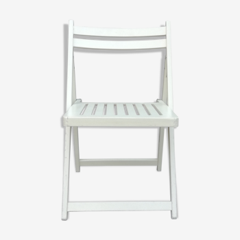Chaise pliante ivoire