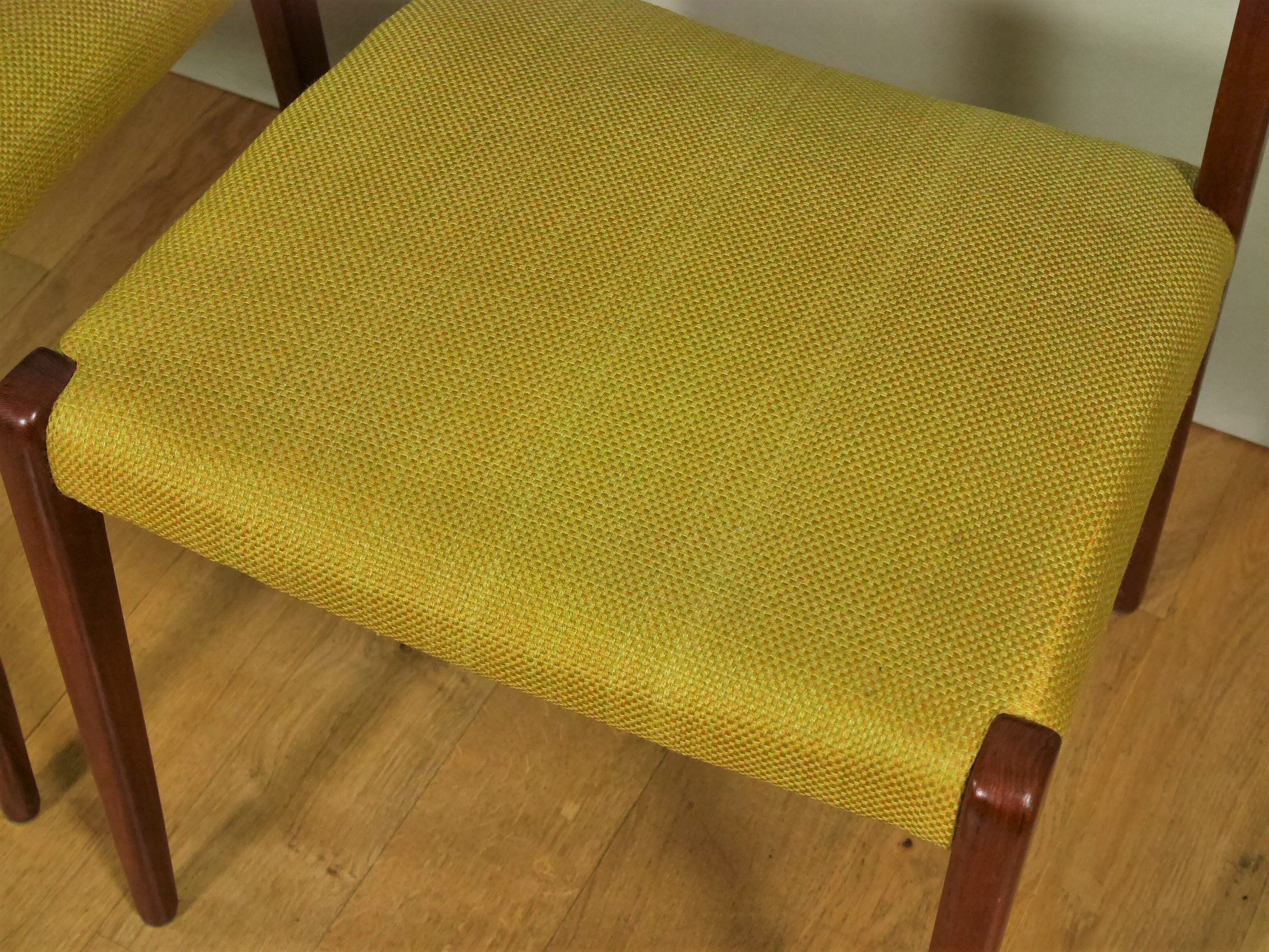 4 Scandinavian chairs by Niels O. Møller 1960 Denmark