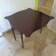 Table d’appoint extensible -Bureau-Années 80-Louis XV-teinte acajou