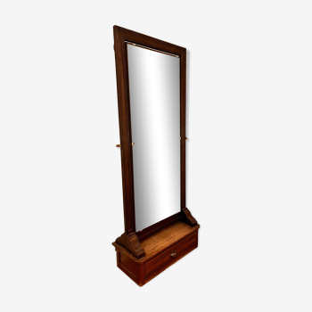 Miroir psyché en bois