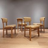 Set of 4 vintage Danish design dining chairs