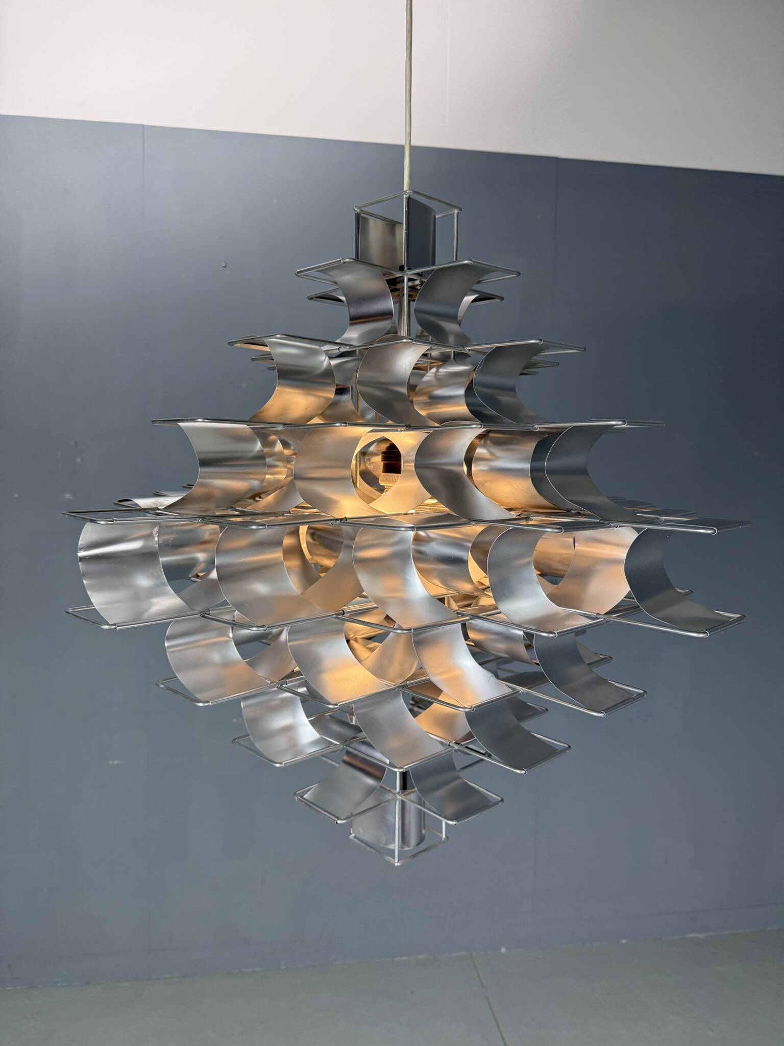 Huge Max Sauze Cassiopé Pendant Lamp 1969, France