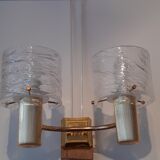 Pair of gold sconces 1970