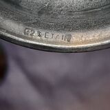 Set of 6 pewter glasses
