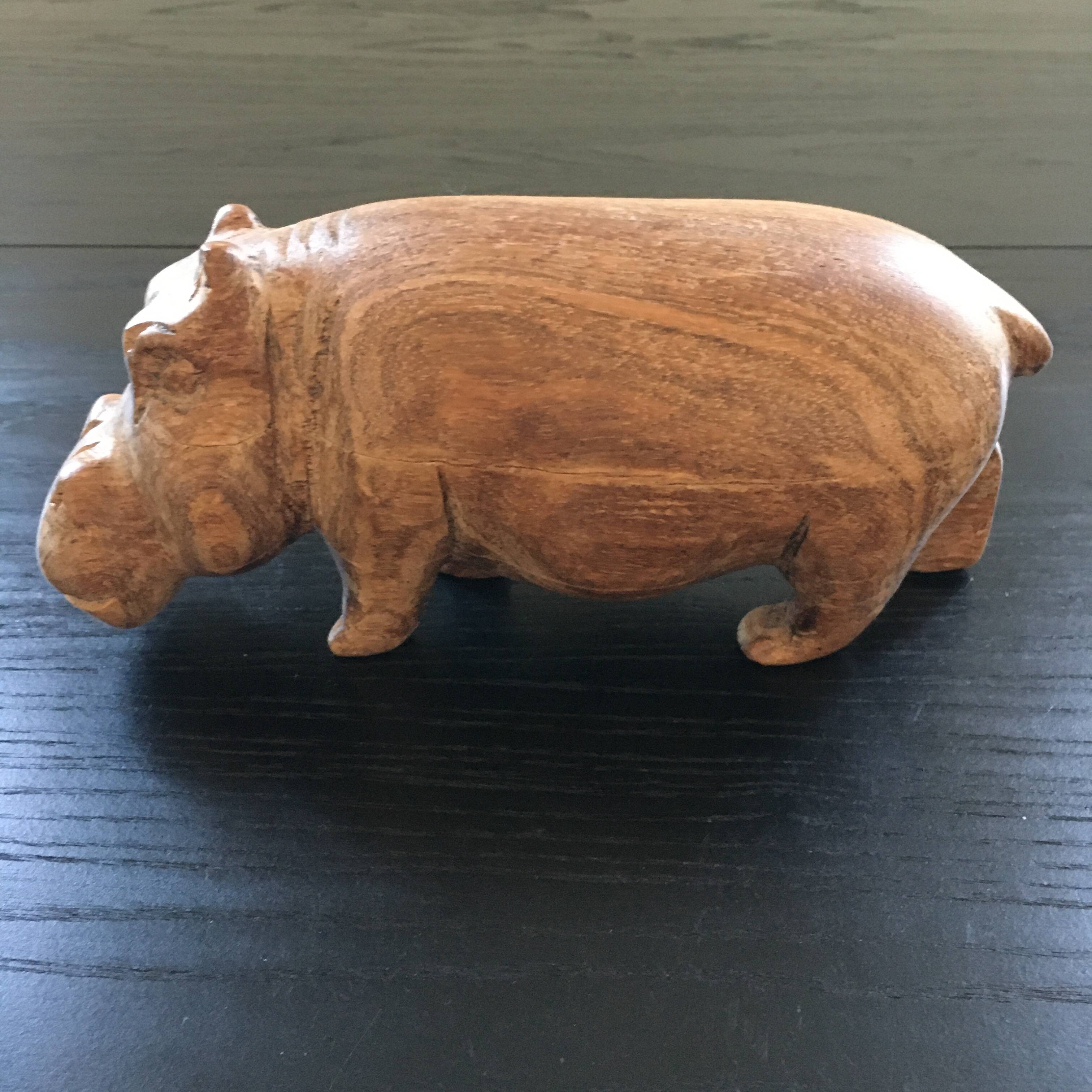 Hippo paperweight