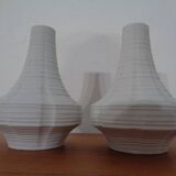 Mid-Century Op Art Vases from Heinrich, 1960s, Set of 3