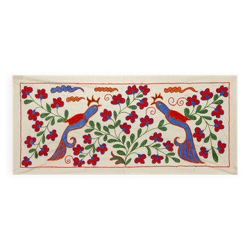Tapis turc vintage noué à la main 45x96cm