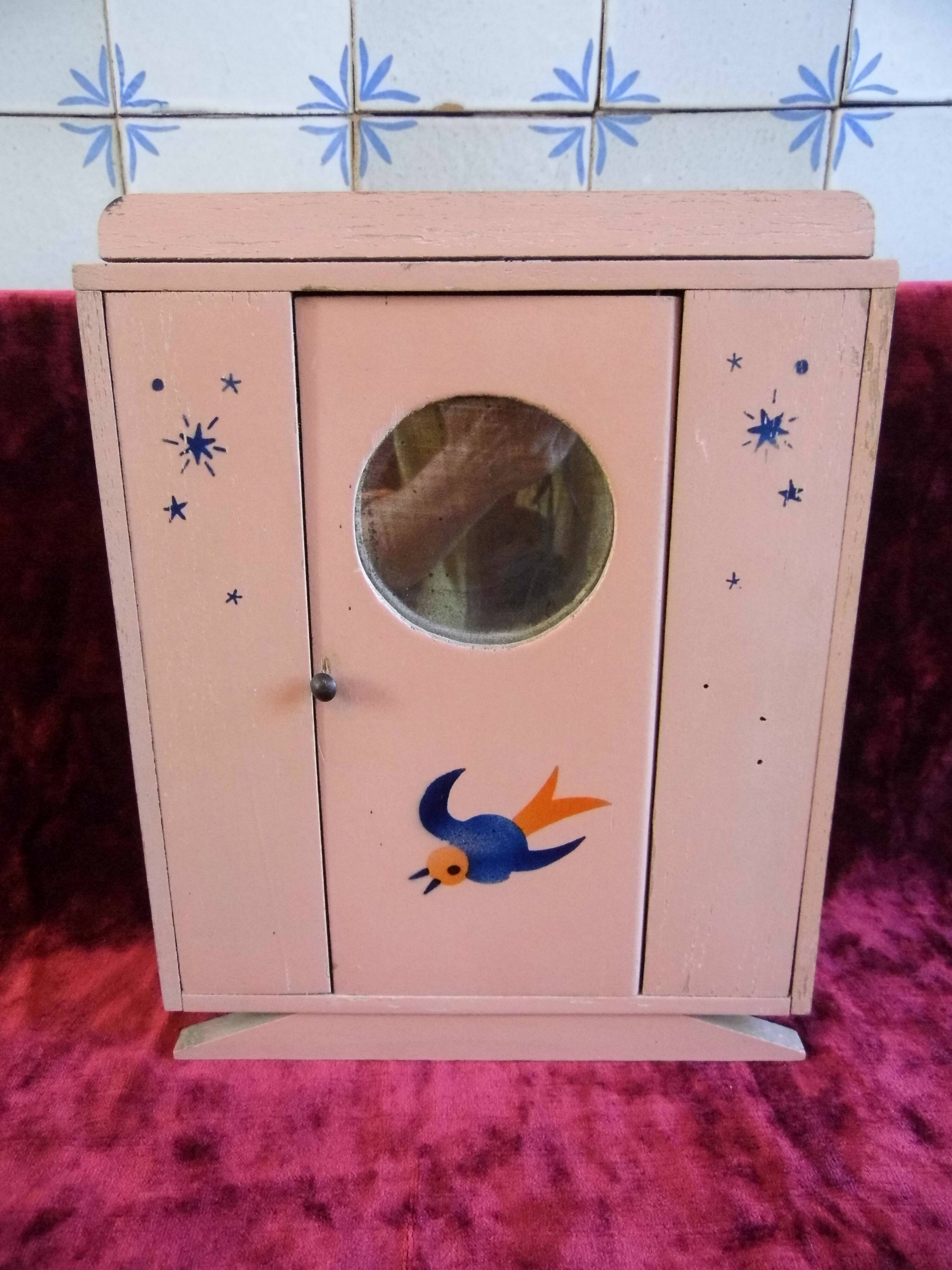 Doll's wardrobe, children's toy, 30s-40s