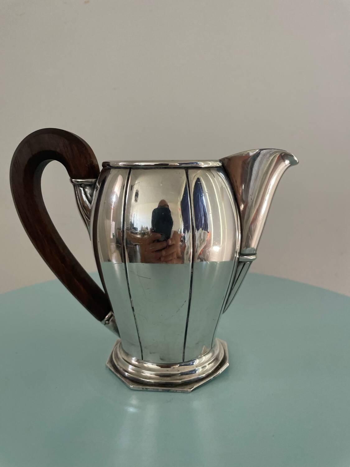 Blaise Bontempss Art Deco Silver-Plated Milk Jug