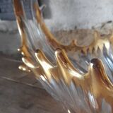 Large Fruit Bowl Vintage Centerpiece Bayel Crystal