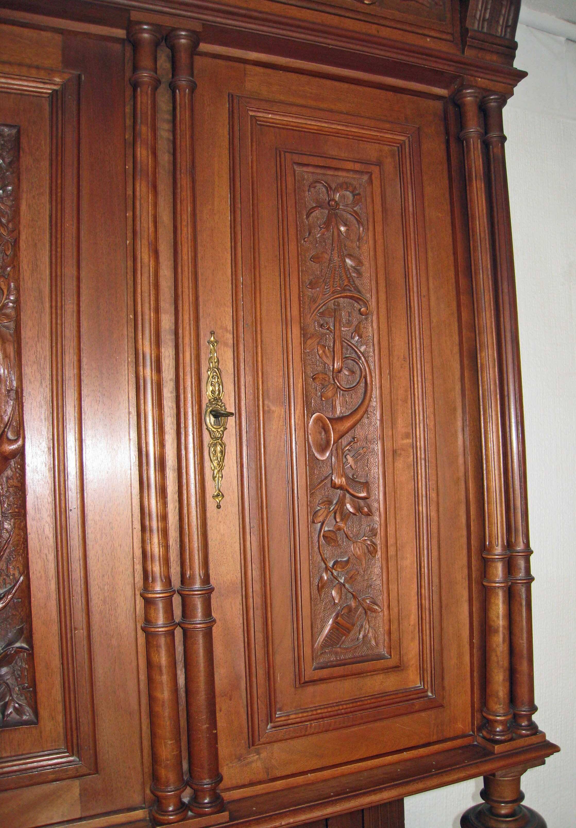 Sideboard, carved solid wood buffet