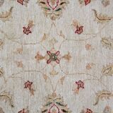Traditional Living Room Rug, Cream Red Floral Oriental Carpet 119x175cm