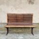 Paris metro bench 1924