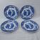 Set of 4 dessert plates Royal Sphinx Maastricht – Model "Cambrid"