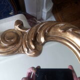 Louis XV 19th-style shell mirror 60x89cm