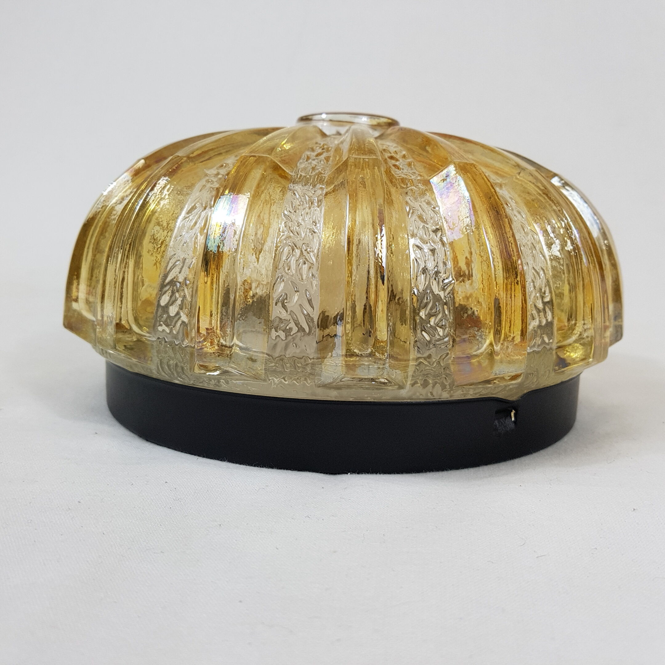 Glass globe ceiling light