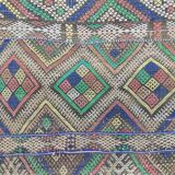 Antique Moroccan Kilim Rug 112x112cm