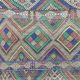 Ancien tapis marocain Kilim 112x112cm