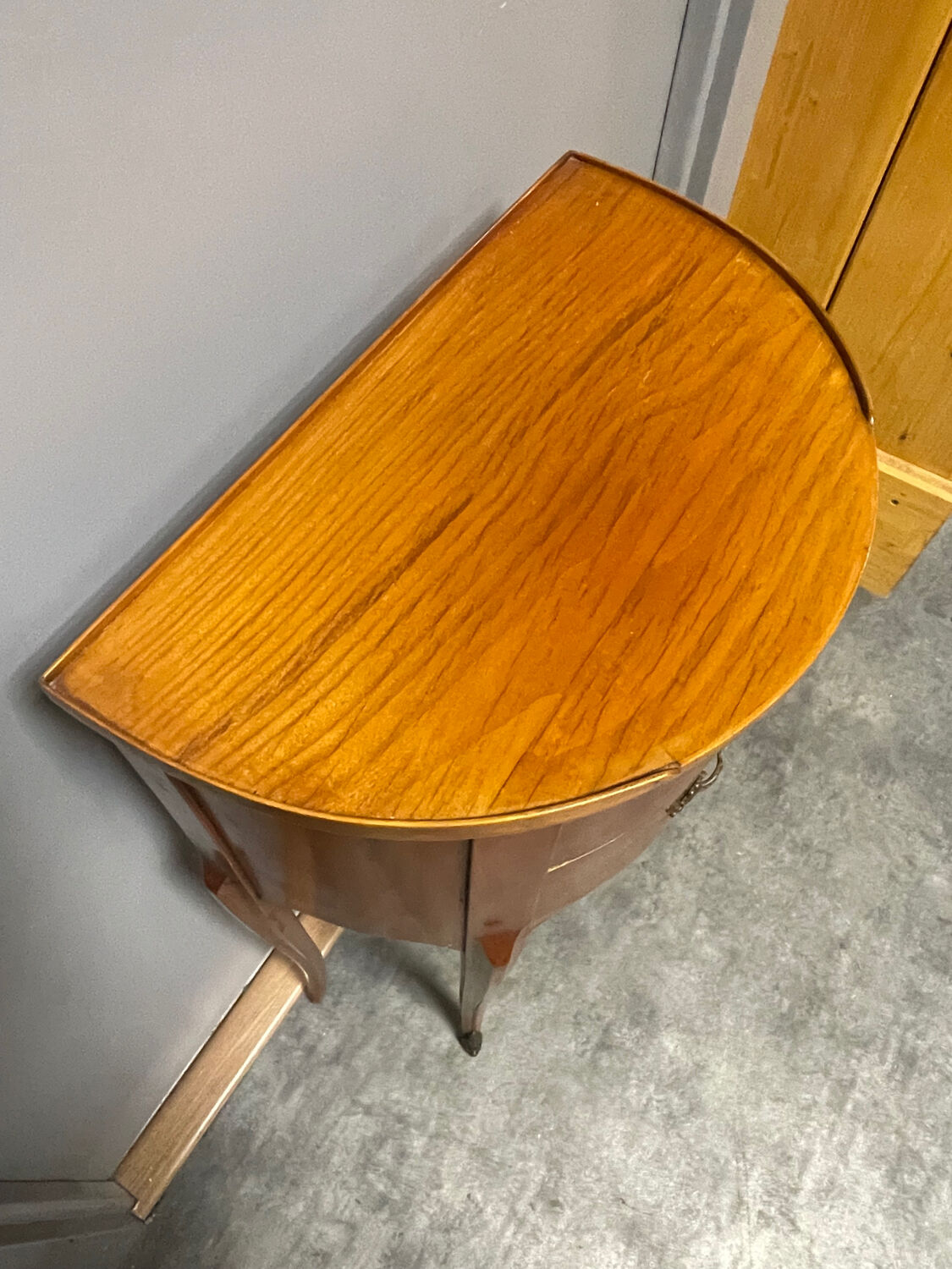 French demi-lune commode