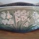 Porcelain gardener, Art Nouveau 1920 floral decorations