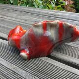 Vallauris ceramic conch shell empty pocket