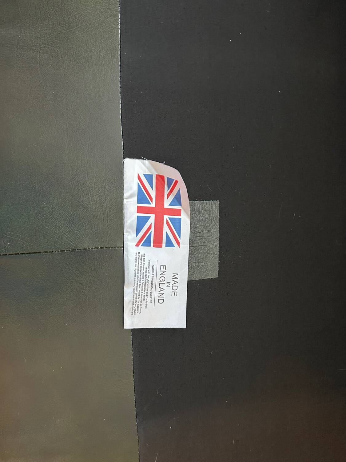 three-seater Chesterfield sofa