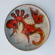 Ceramics plates by Monique Brunner 60s/70s Vallauris