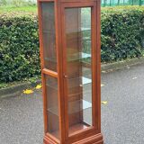 Vintage Louis Philippe solid wood display cabinet 180