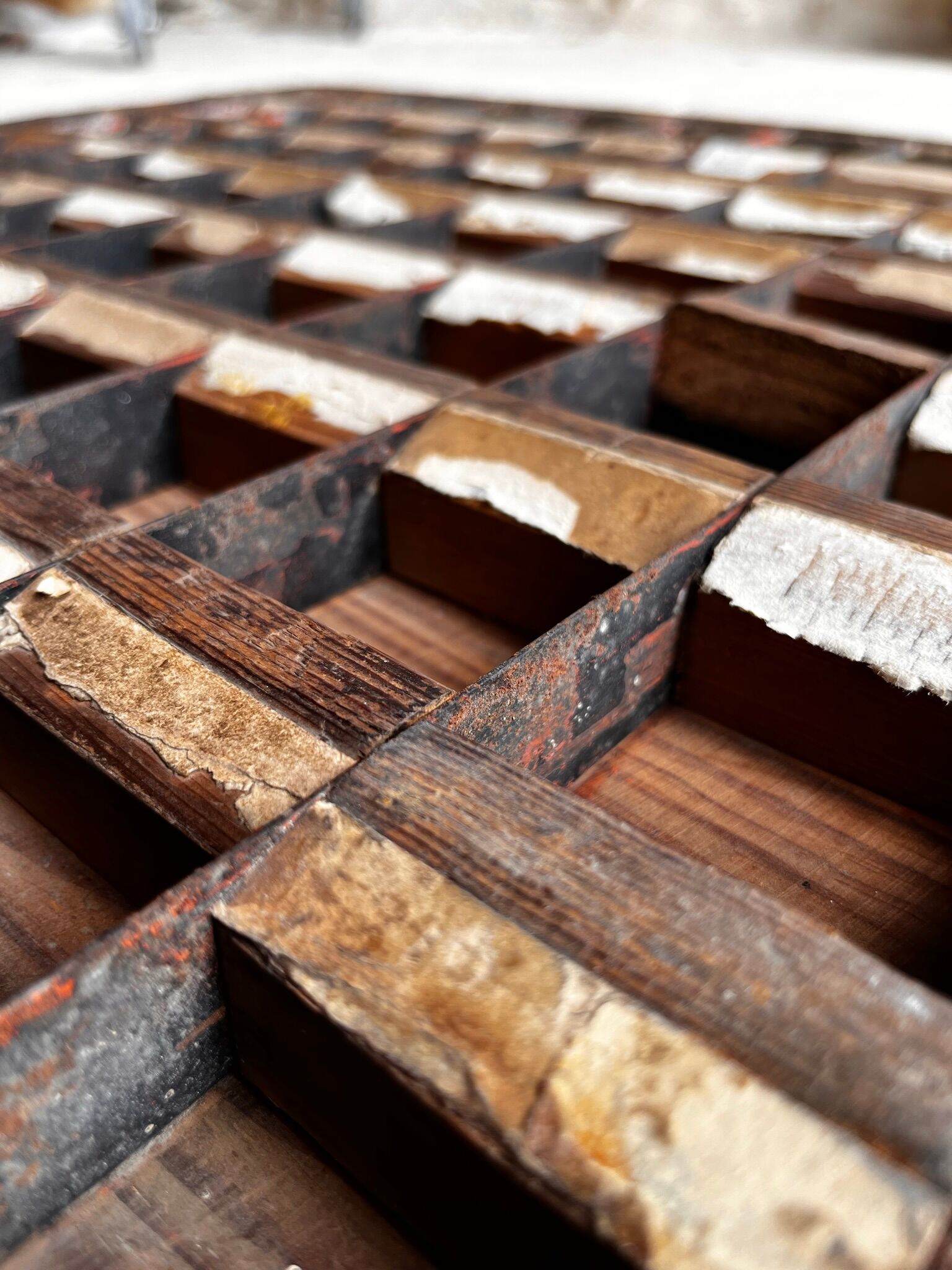 Metal and wood printing locker