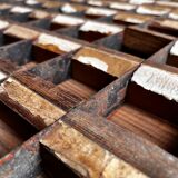 Metal and wood printing locker