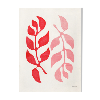Painting on paper • Rose M750 • signed eawy