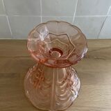 Pop-up Christmas 2022 - Vintage Pink Glass Vase Molded 1960