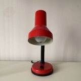 Red and black desk lamp