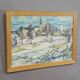 Vintage oil painting from Taufkirchen, Bavaria, Alexander Michael 1975