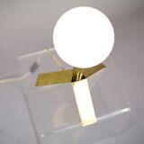 Lamp tripod opaline circa 70