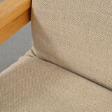 Pair of Scandinavian pine armchairs, circa 1970
