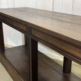 19th century oak draper's table