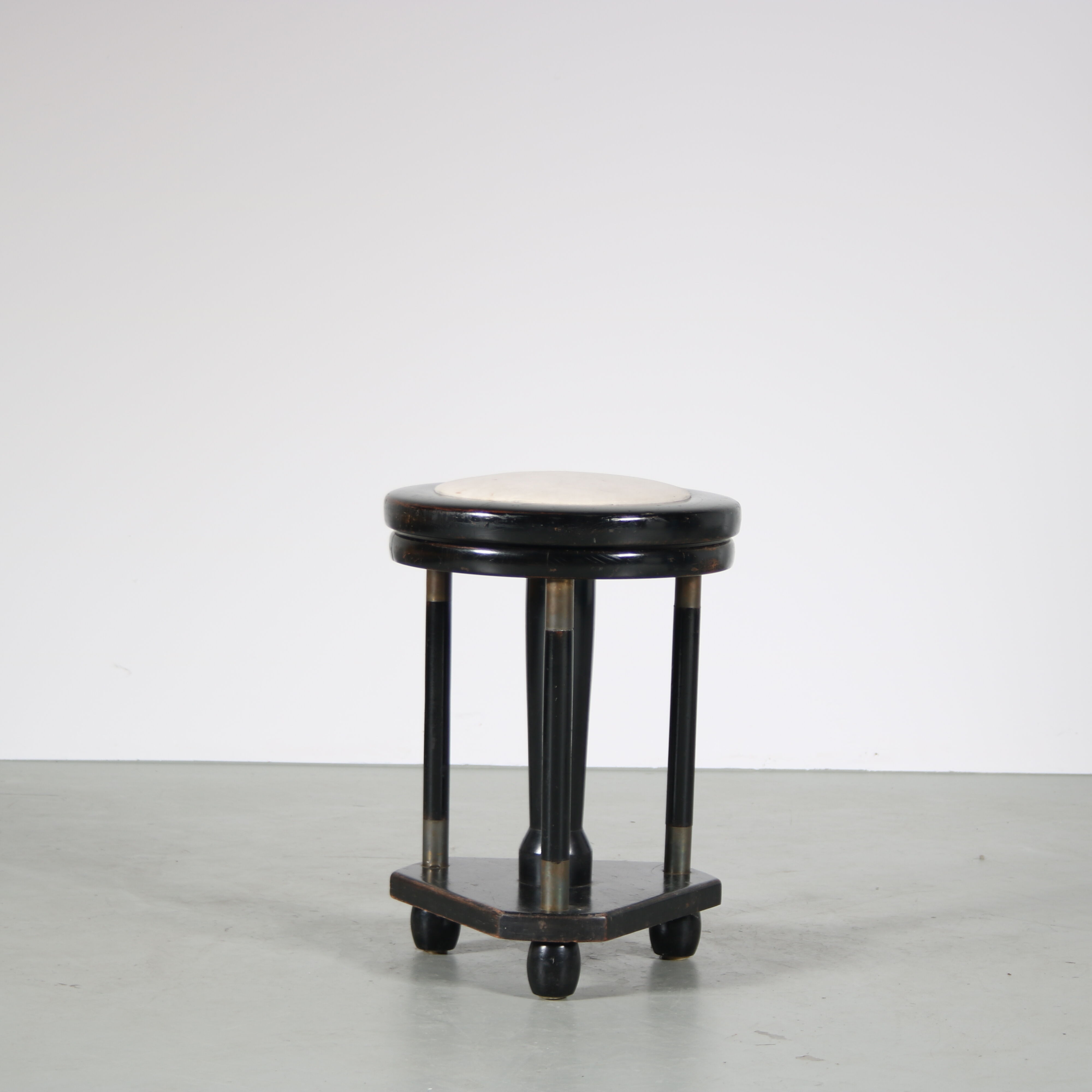1930s Piano stool from the Netherlands