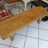 Vintage free-form solid wood table