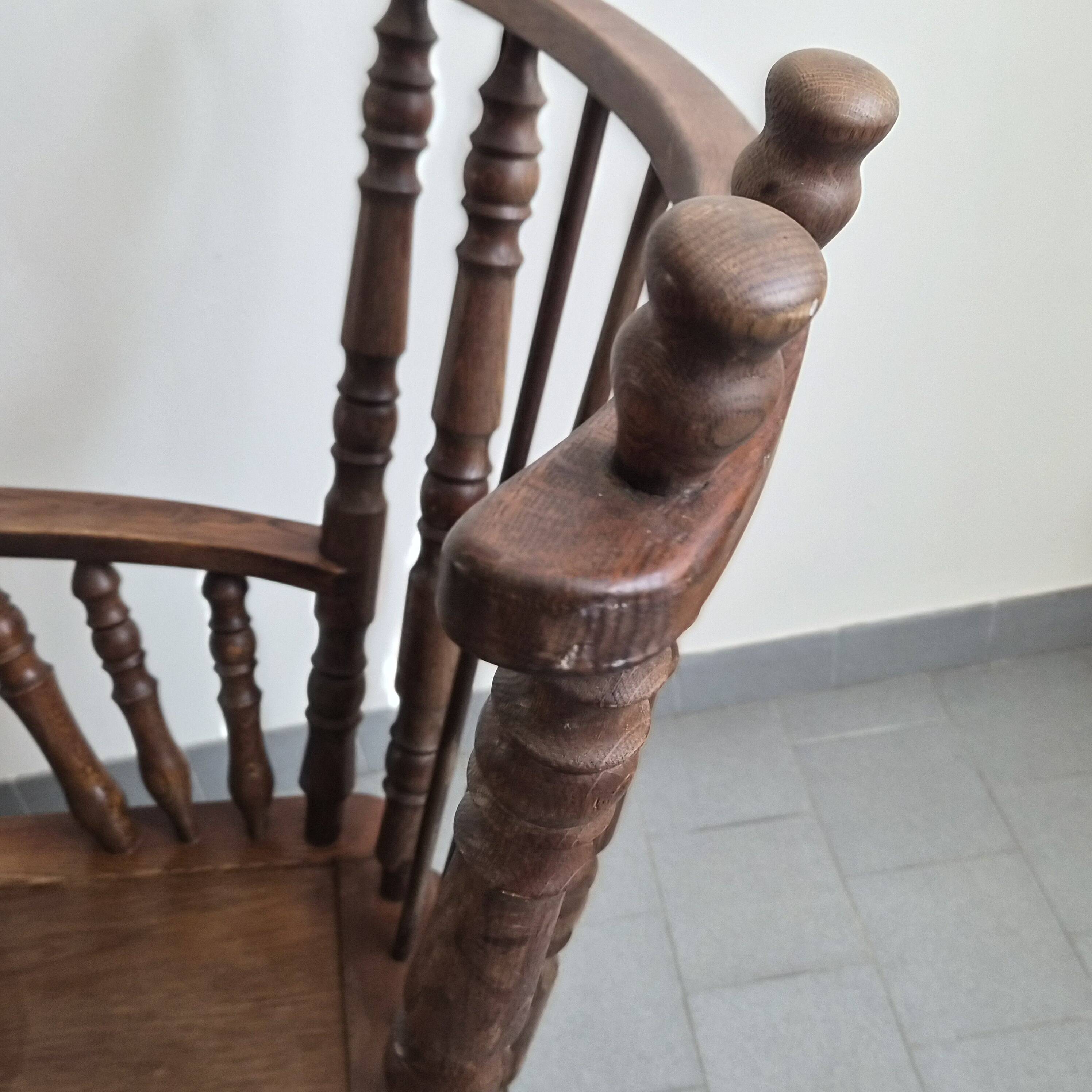 Pair of vintage brutalist armchairs from the 1970s.