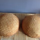 Vintage basket duo
