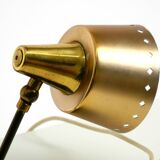 Two beautiful rare Mid Century Modern brass table lamps