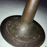 Fauteuil tablette écritoire bois et fonte