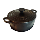 Le Creuset casserole nº18 in black cast iron