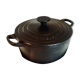 Le Creuset casserole nº18 in black cast iron