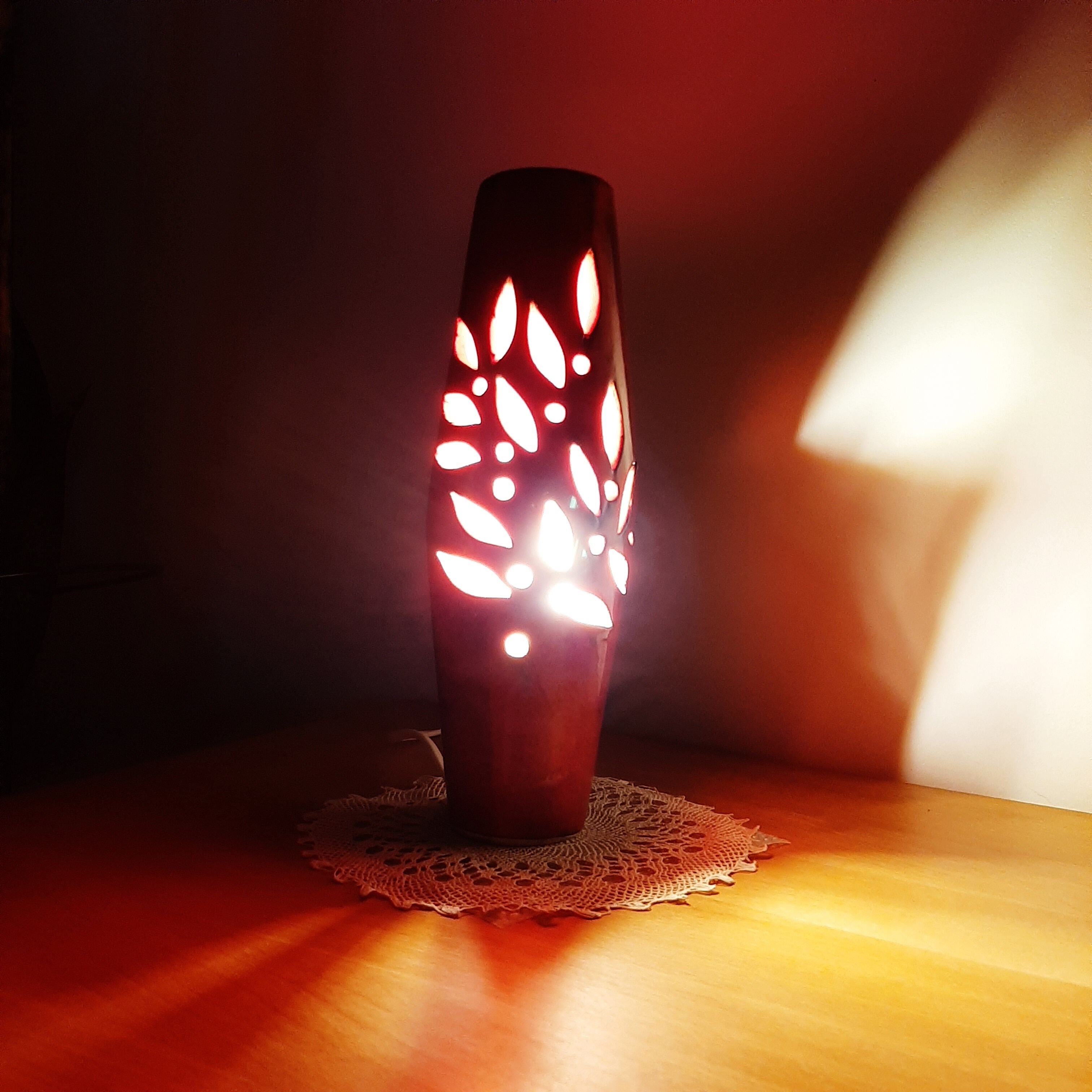 CERAMIC LAMP VALLAURIS by Honoré CAMOS