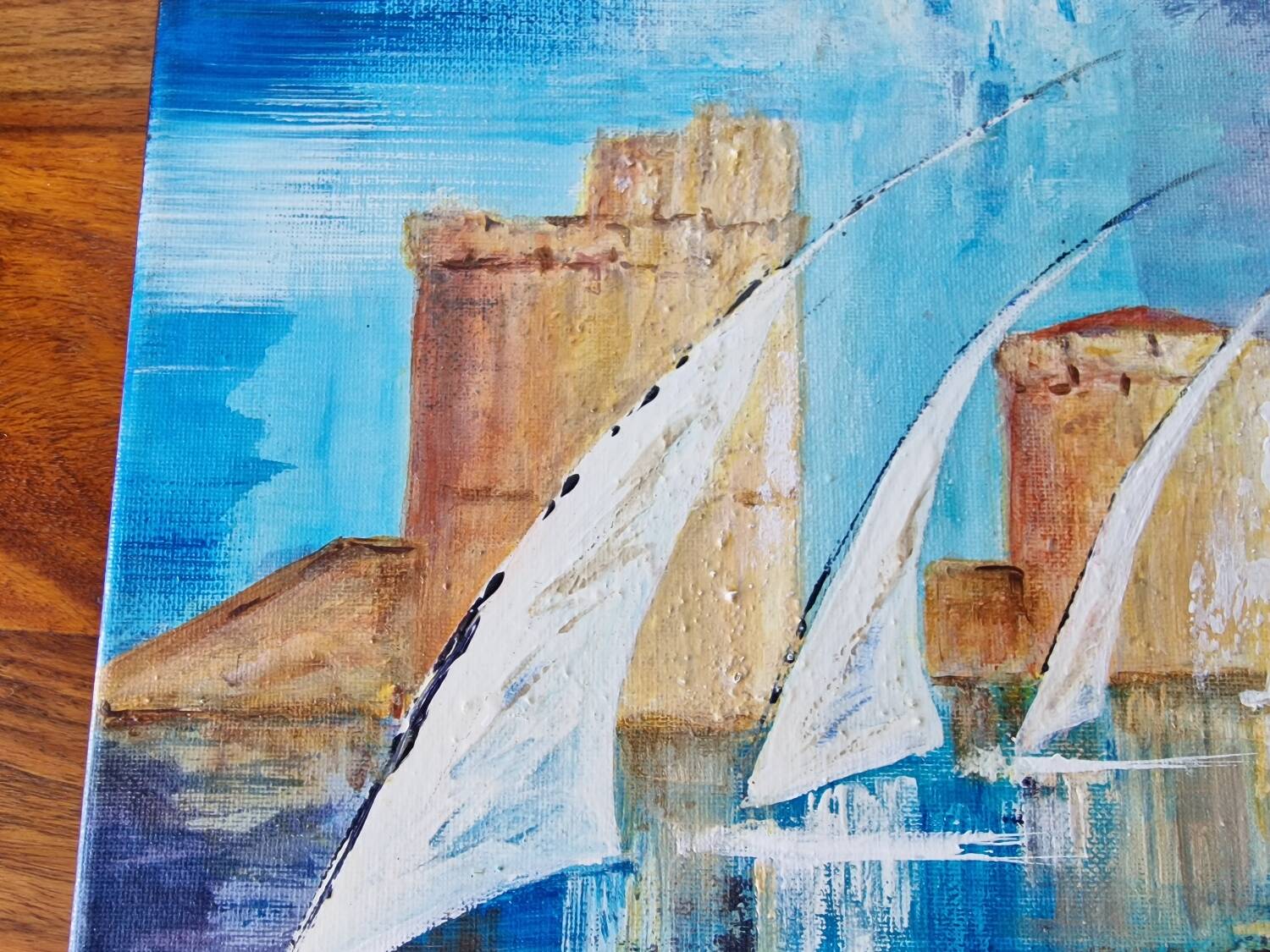 Seascape painting La Rochelle