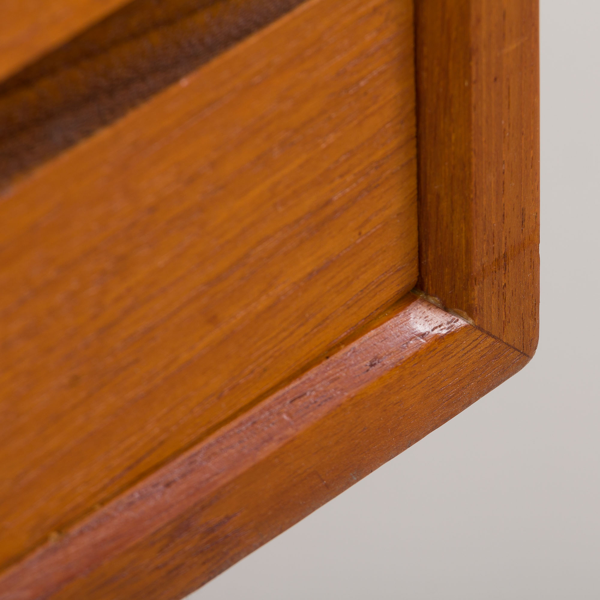 Vintage Poul Cadovius teak entry wall unit bookcase with a console for CADO Denmark, 1960s