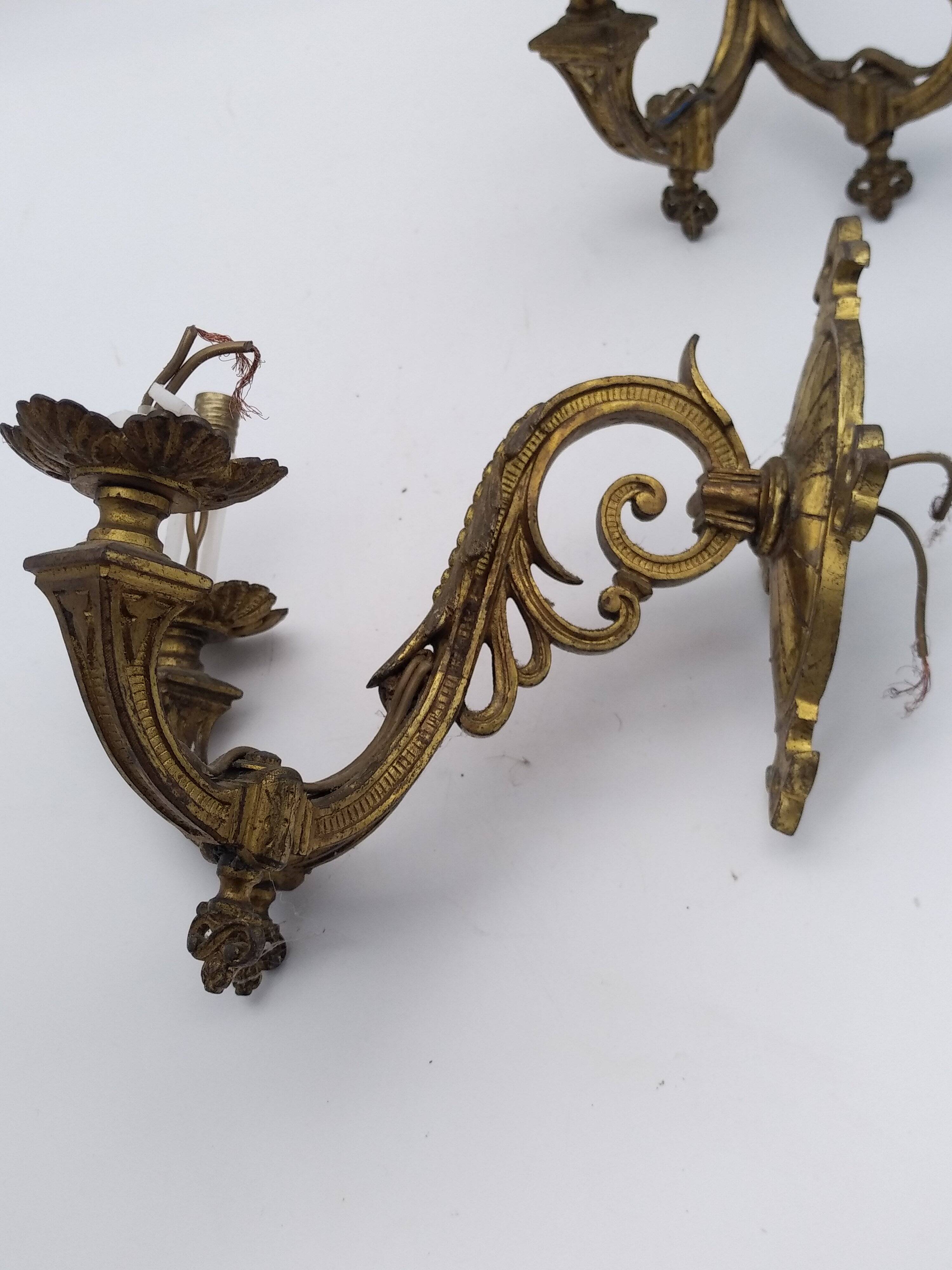 Bronze wall lights